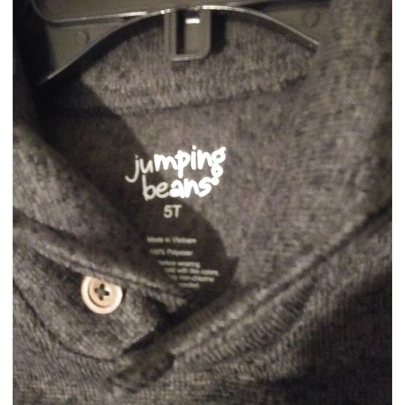 Jumping Beans Kids size  5T Gray Turtleneck Sweater 100% Polyester - Picture 4 of 8